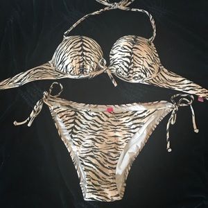 Victoria Secret Bombshell bikini. Tiger.